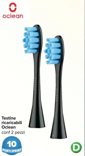 Testine ricaricabili Oclean conf 2 pezzi