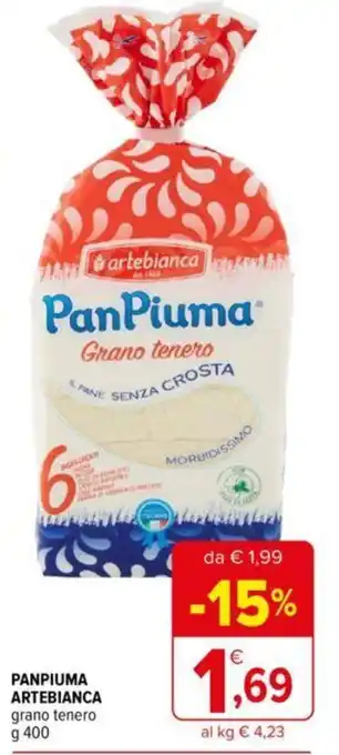 PANPIUMA ARTEBIANCA grano tenero g 400