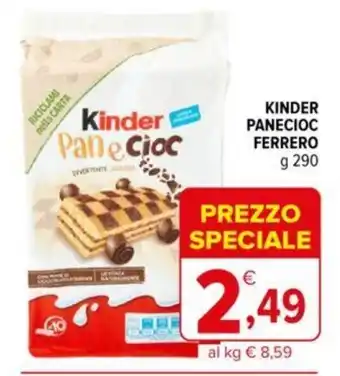 Iperal KINDER PANECIOC FERRERO g 290 offerta