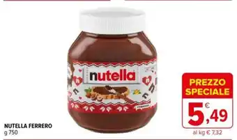 Iperal NUTELLA FERRERO g 750 offerta