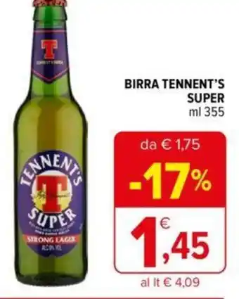 BIRRA TENNENT'S SUPER ml 355