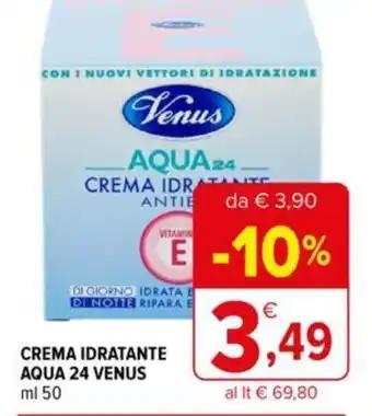Iperal CREMA IDRATANTE AQUA 24 VENUS ml 50 offerta