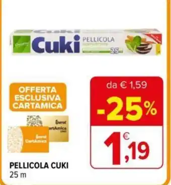 Iperal PELLICOLA CUKI 25 m offerta