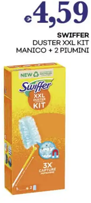 SWIFFER DUSTER XXL KIT MANICO + 2 PIUMINI