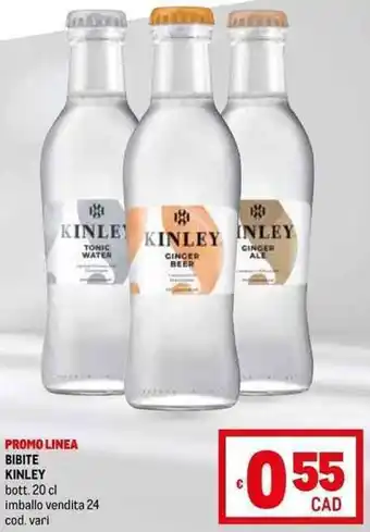 Metro BIBITE KINLEY bott. 20 cl offerta
