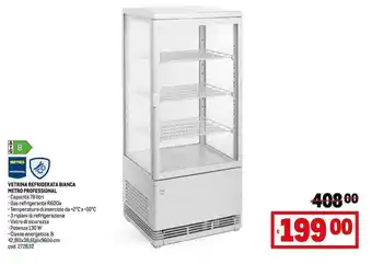 Metro VETRINA REFRIGERATA BIANCA METRO PROFESSIONAL offerta