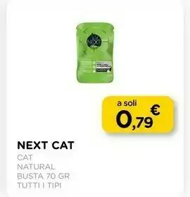 Arcaplanet Next Cat Cat Natural Busta offerta