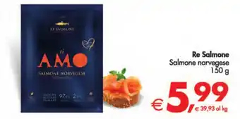 Deco Supermercati Re Salmone Salmone norvegese 150 g offerta