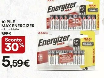 Coop Energizer Pile offerta
