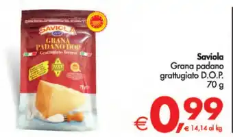 Deco Supermercati Saviola Grana padano grattugiato D.O.P. 70 g offerta