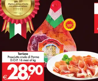 Deco Supermercati Torrione Prosciutto crudo di Parma D.O.P. 16 mesi offerta