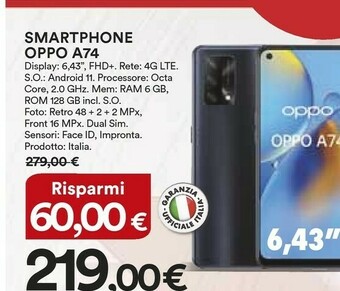 Coop Oppo Smartphone android offerta
