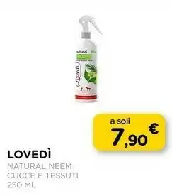 Arcaplanet Lovedì Natural Neem Cucce E Tessuti offerta