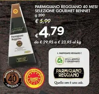 Bennet Parmigiano Reggiano 40 Mesi Selezione Gourmet Bennet offerta