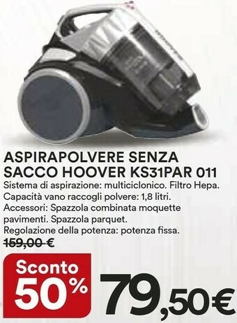 Coop Hoover Aspirapolvere offerta