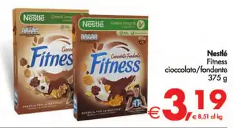 Deco Supermercati Nestlé Fitness cioccolato/fondente 375 g offerta