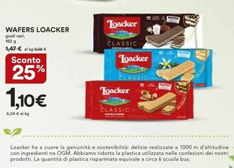 Coop Loacker Wafer offerta