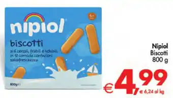 Deco Supermercati Nipiol Biscotti 800 g offerta
