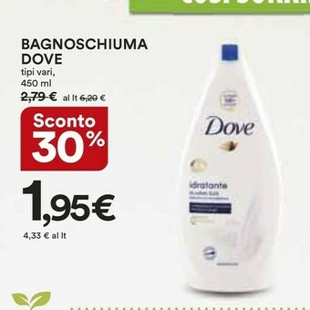 Coop Dove Bagnoschiuma offerta