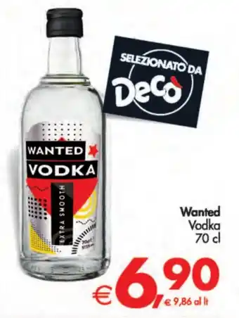 Deco Supermercati Wanted Vodka 70 cl offerta