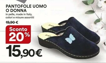 Coop Pantofole offerta