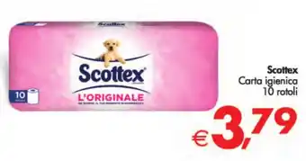 Deco Supermercati Scottex Carta igienica 10 rotoli offerta