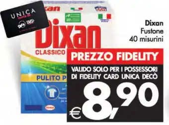 Deco Supermercati Dixan Fustone 40 misurini offerta