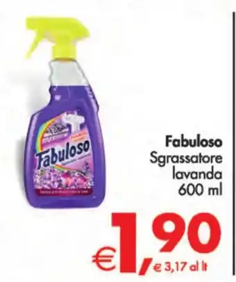 Deco Supermercati Fabuloso Sgrassatore lavanda 600 ml offerta