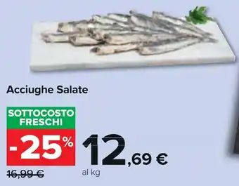 Carrefour Acciughe Salate offerta