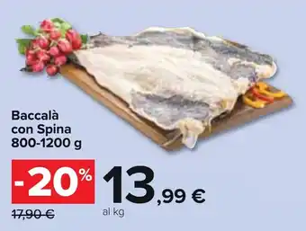 Baccalà con Spina 800-1200 g