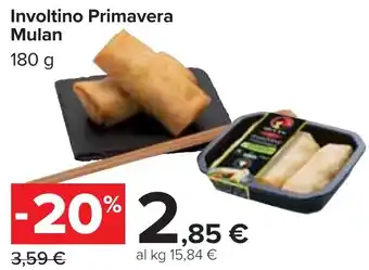 Carrefour Involtino Primavera Mulan 180 g offerta