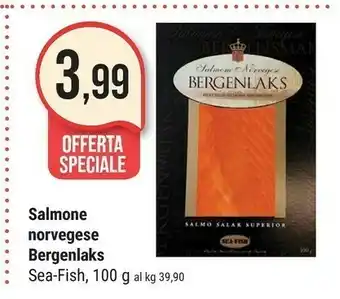 Supermercati Gulliver Bergenlaks Salmone Norvegese offerta