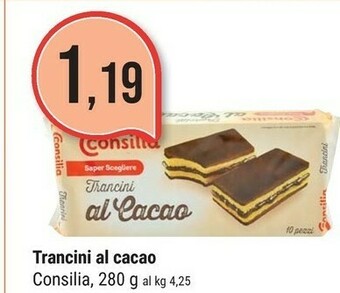 Supermercati Gulliver Consilia Trancini Al Cacao 280 G(ml) offerta