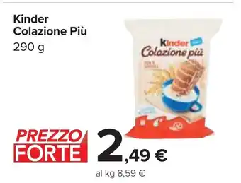 Carrefour Kinder Colazione Più 290 g offerta