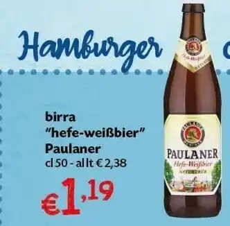 Pam Paulaner Birra Hefe-weibbier offerta