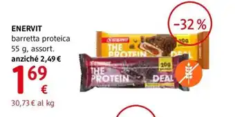 dm drogerie markt ENERVIT barretta proteica 55 g offerta