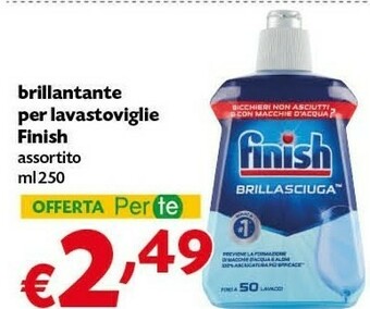 Pam Finish Brillantante Per Lavastoviglie offerta