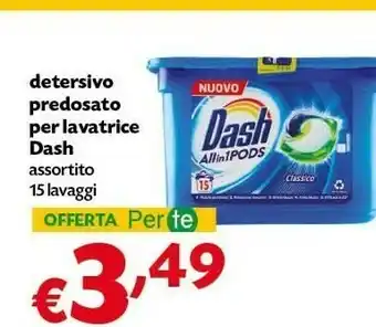 Pam Dash Detersivo Predosato Per Lavatrice offerta