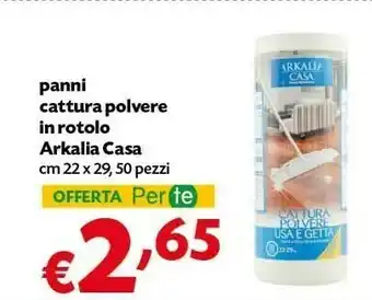 Pam Arkalia Casa Panni Cattura Polvere In Rotolo offerta