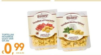Vivo Supermercati Novarese Tortellini offerta