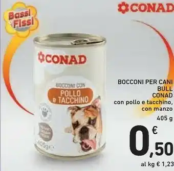 Conad Conad Bocconi Per Cani Bull offerta