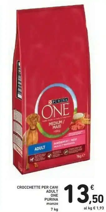 Conad Purina One Crocchette Per Cani Adult offerta
