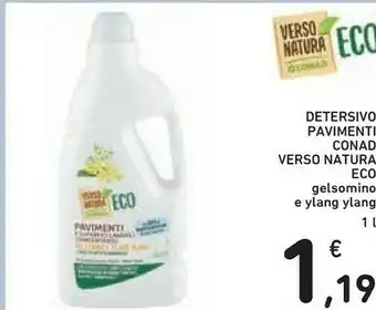 Conad Conad Verso Natura Detersivo Pavimenti offerta