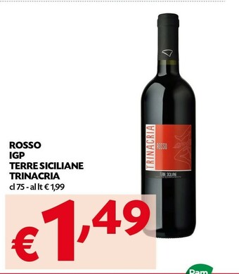 Trinacria Rosso Terre Siciliane 750 G(ml)
