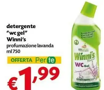 Pam Winn's Detergente Wc Gel offerta