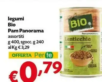 Pam Pam & Panorama - Fragole Bio 240 G(ml) offerta