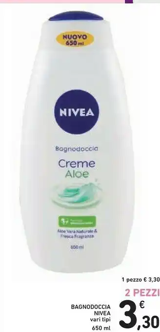 Conad Nivea Bagnodoccia Vari Tipi offerta