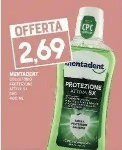 Gran Risparmio Mentadent Dentifricio offerta