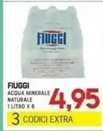 Gran Risparmio Fiuggi Acqua Minerale Naturale Oligominerale offerta