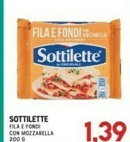 Gran Risparmio Sottilette offerta